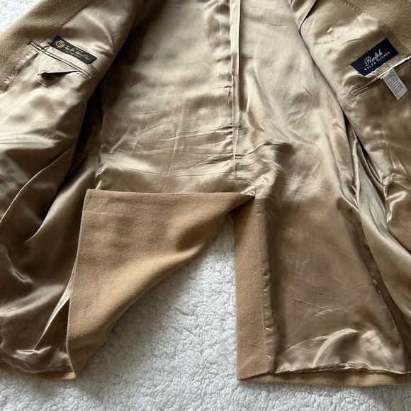 Ralph Lauren Men Blazer Jacket Beige %100 Camel Hair from Italy Size 46R